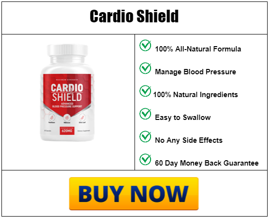 Cardio Shield Blood Pressure Support Supplement