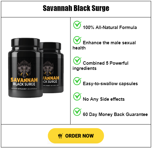 Savannah Black Surge male enhancement